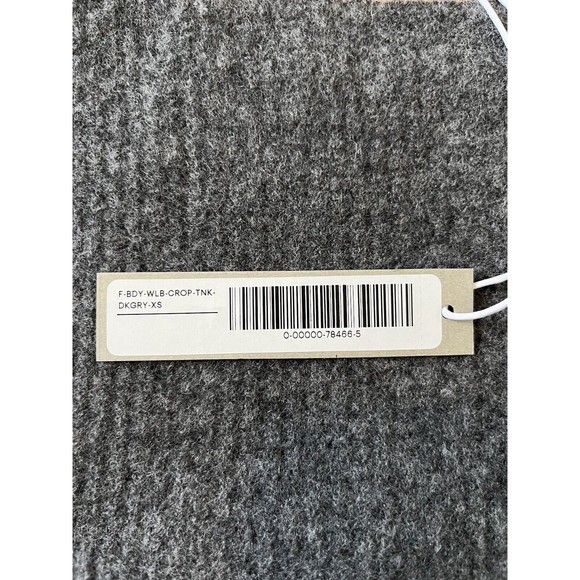 NWT Everlane Dark Gray Wool Blend Crop Tank Size XS - Picture 5 of 9